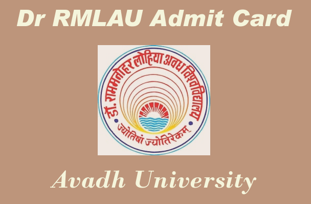 Avadh University Exam Admit Card 2024 Back/ Re Exam Hall Ticket